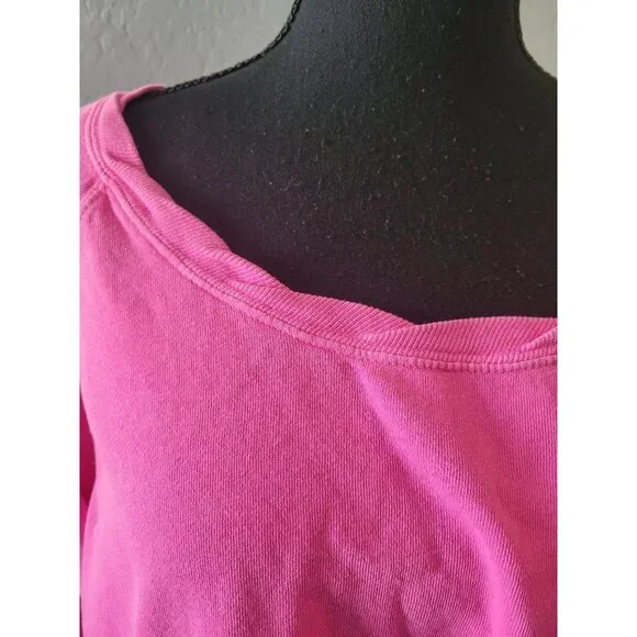 Torrid Pink Crew Neck Sweater - Picture 2 of 9